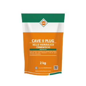 SELLO HIDRÁULICO CAVE II PLUG 2 KILOS - FRAGUADO RAPIDO