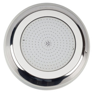 FOCO PISCINA PLANO ACERO YUKON LED 20W RGB (COLORES) CON PANEL DE RESINA