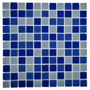 MOSAICO MEZCLA AZUL SL0081 300X300X4MM CAJA 2M2 YUKON