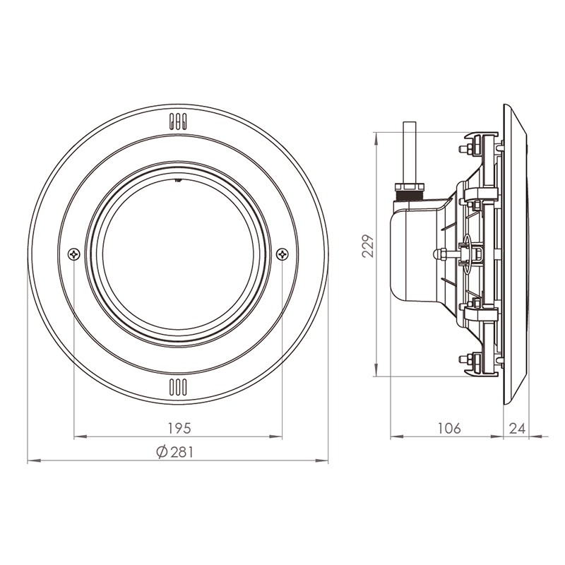 FOCO LED LUMIPLUS PAR56 70870 BLANCO ASTRALPOOL