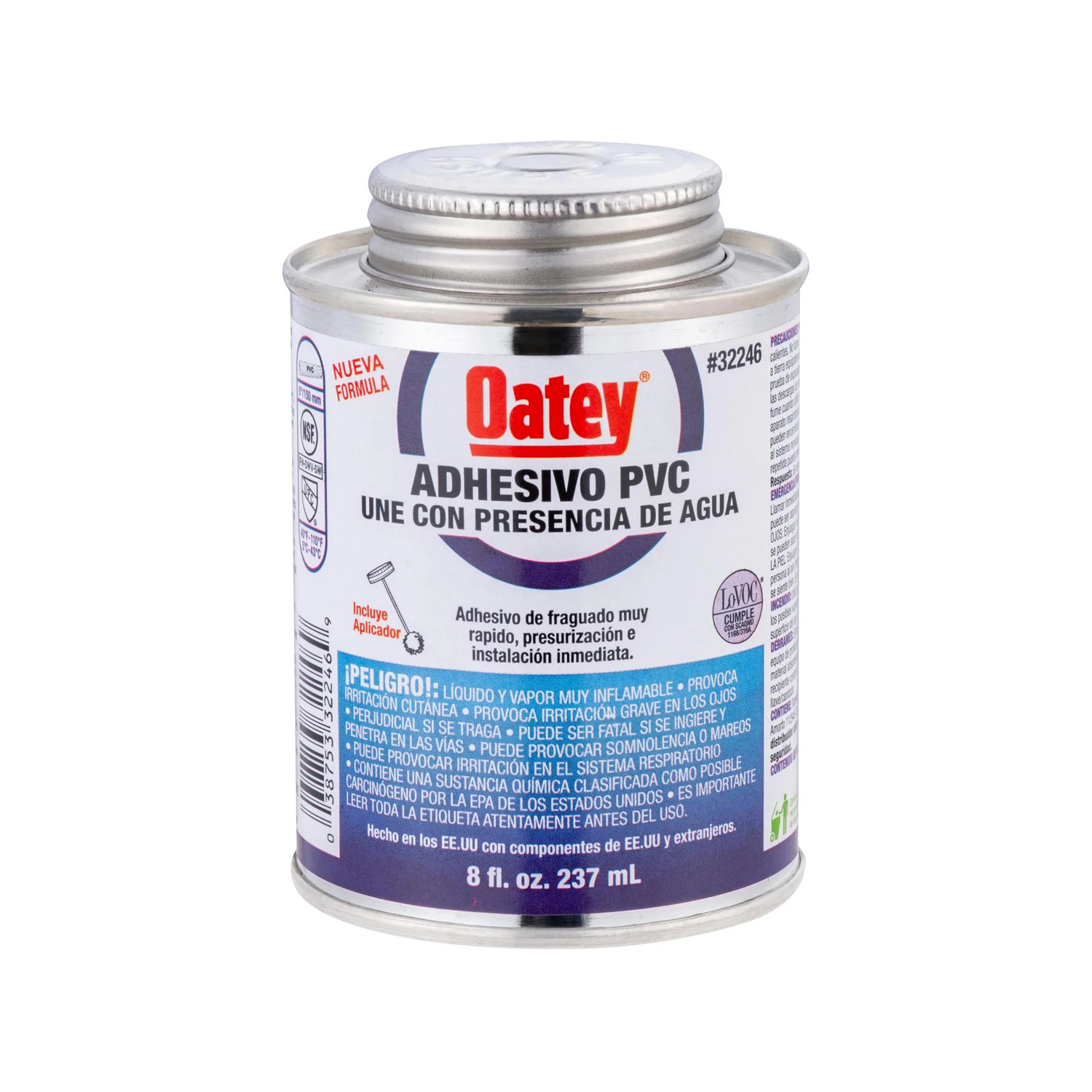 ADHESIVO PVC 237 ML HUMEDAD OATEY