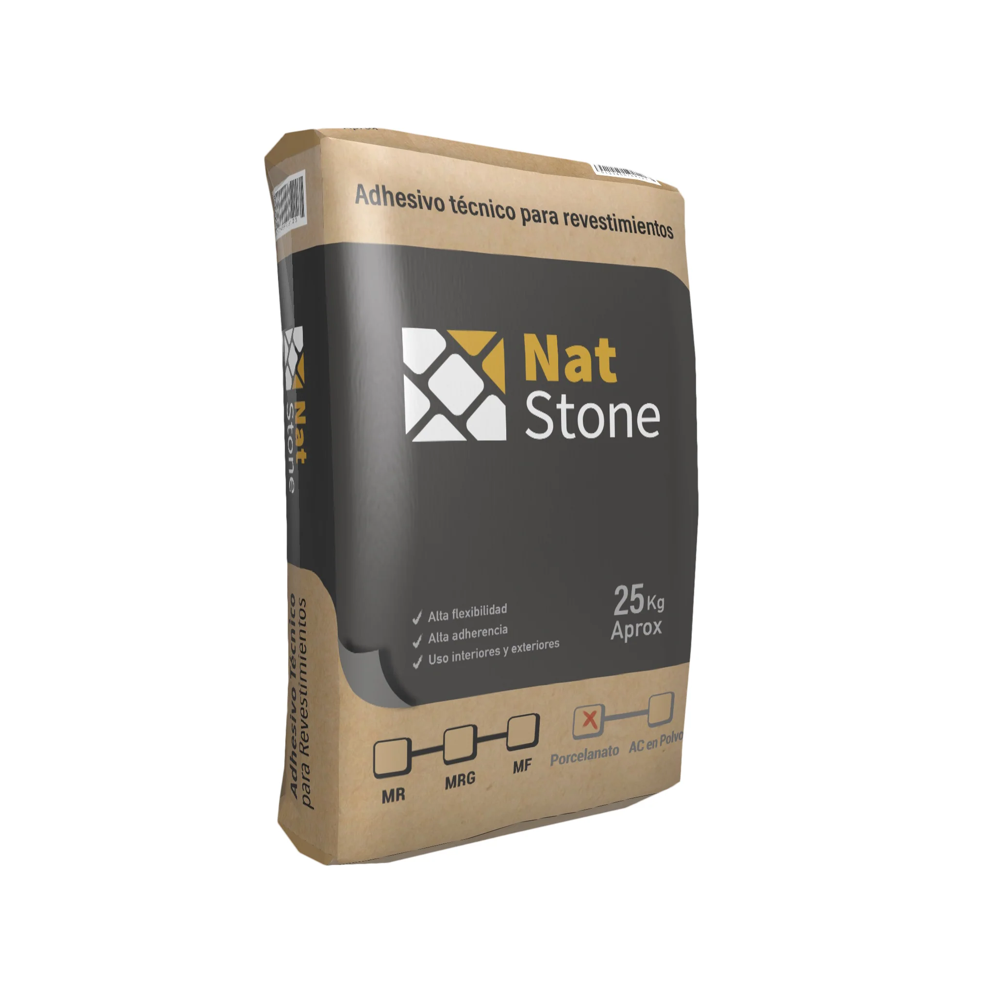 ADHESIVO PORCELANATO NATSTONE SACO 25KG