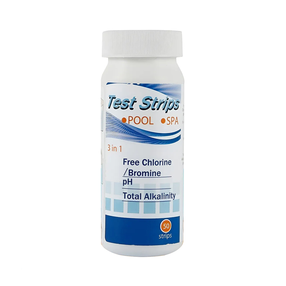 TESTER 3 EN 1 CLORO PH ALCALINIDAD 50 TIRAS YUKON