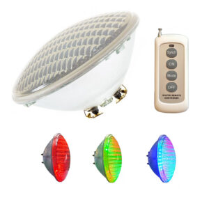 SILVIN LED PAR-56 RGB (COLORES) 18W 12V C/CONTROL REMOTO YUKON