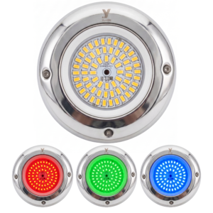FOCO PISC MINI RGB 6W ARO ACERO YUKON